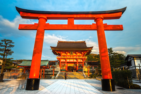 Fushimi inari shrine in Kyoto