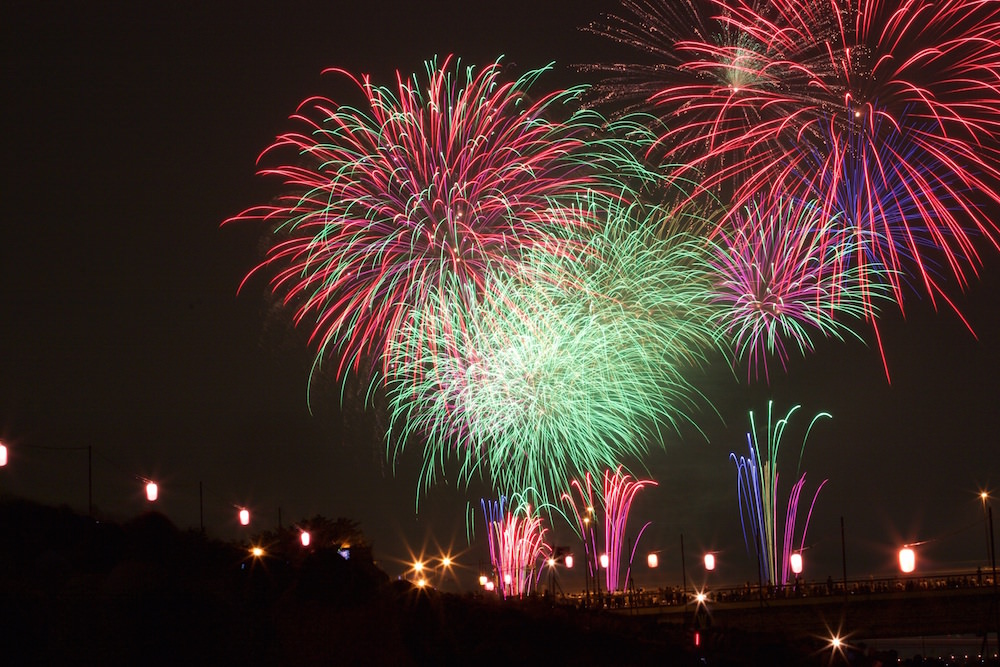 Firework festival in Japan