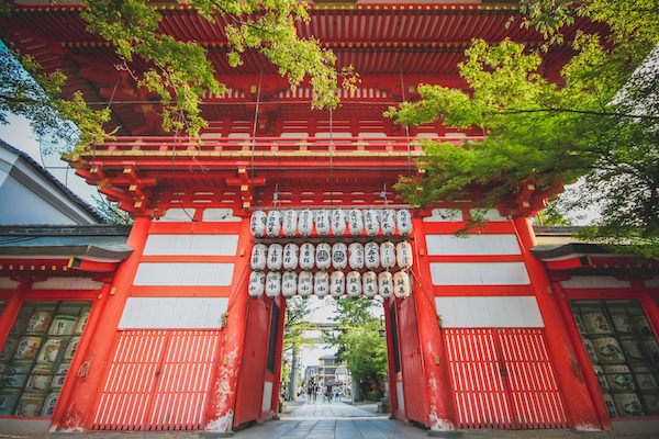 Yasaka shrine in Kyoto