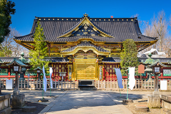 Toshogu Shrine in Ueno park