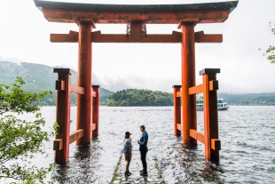 Perfect proposal in serene Hakone
