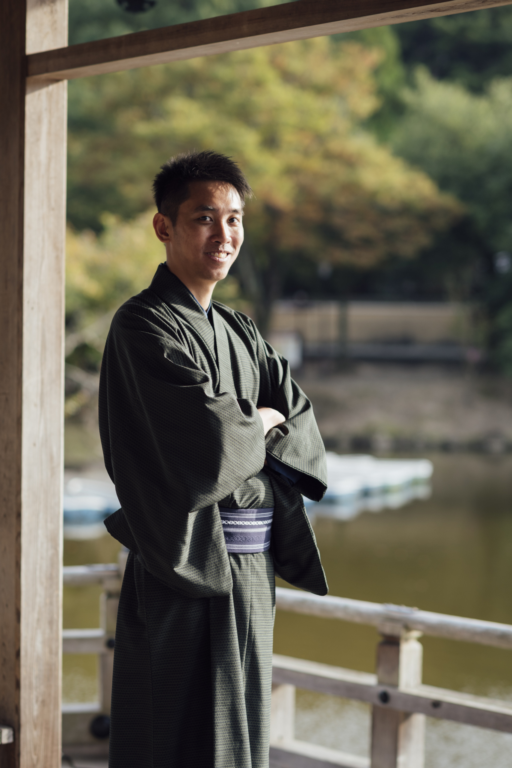 Male Yukata With Festival Design